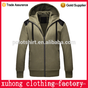 fashion custom sport zipper men hoodie jacket outwear wholesale